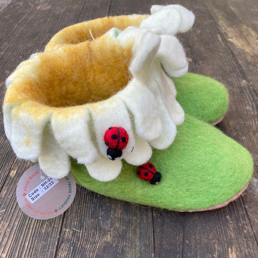 Gänseblümchen Marienkäfer Boots