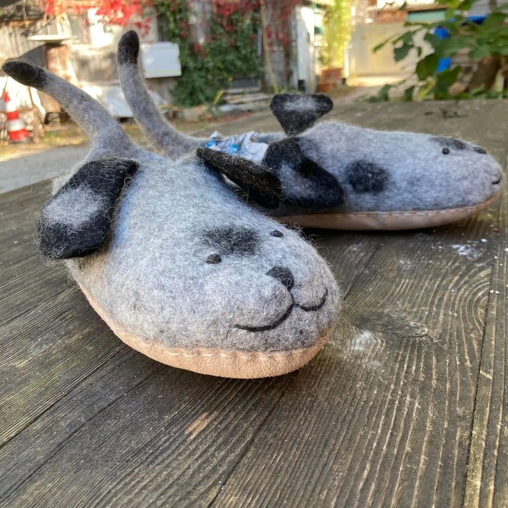 Hunde Filzpantoffeln