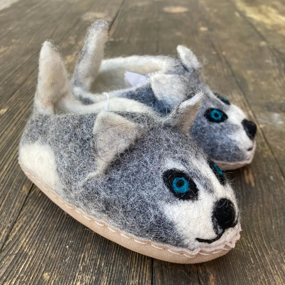 Huskies Filzpantoffeln