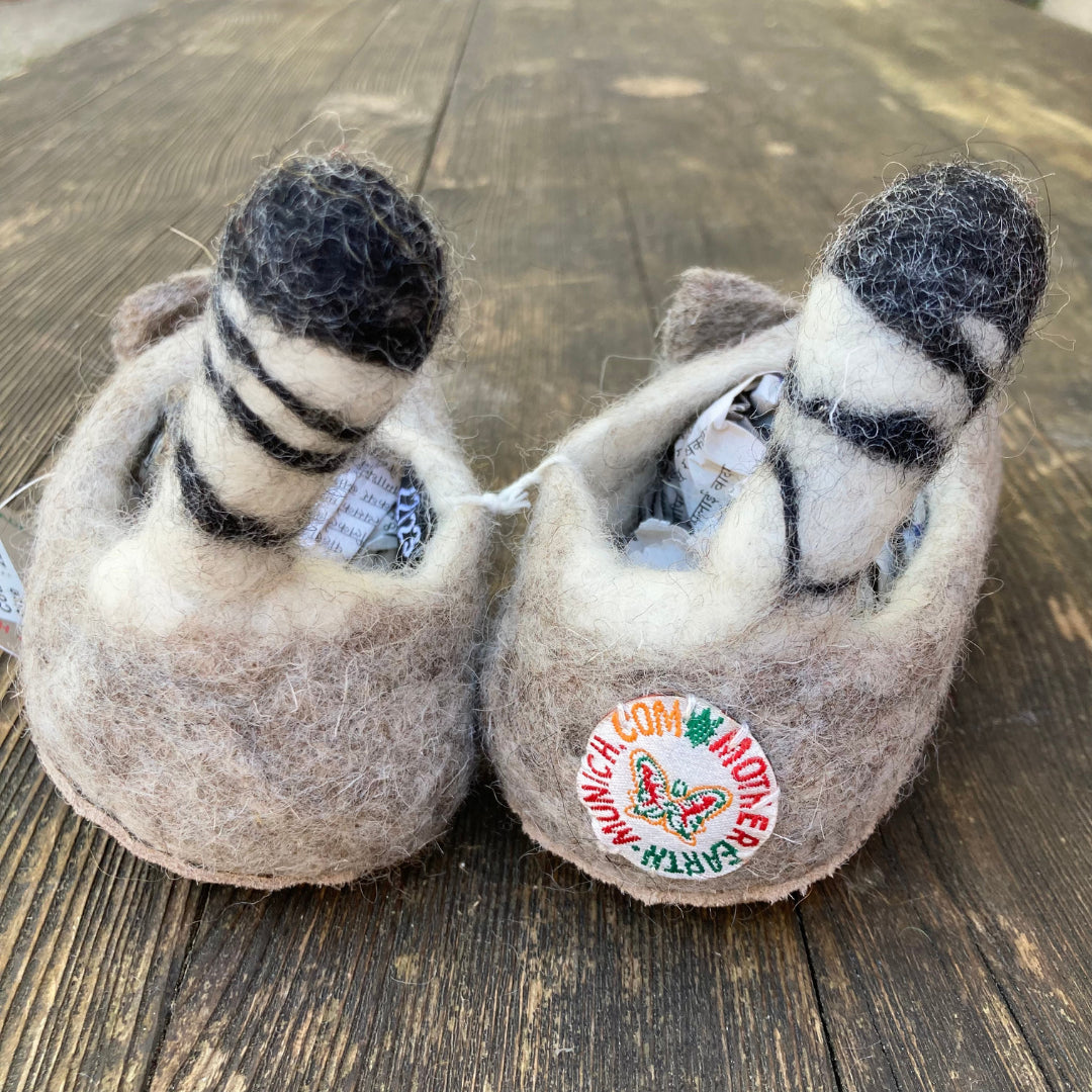 Katzen Filzpantoffel für Kinder