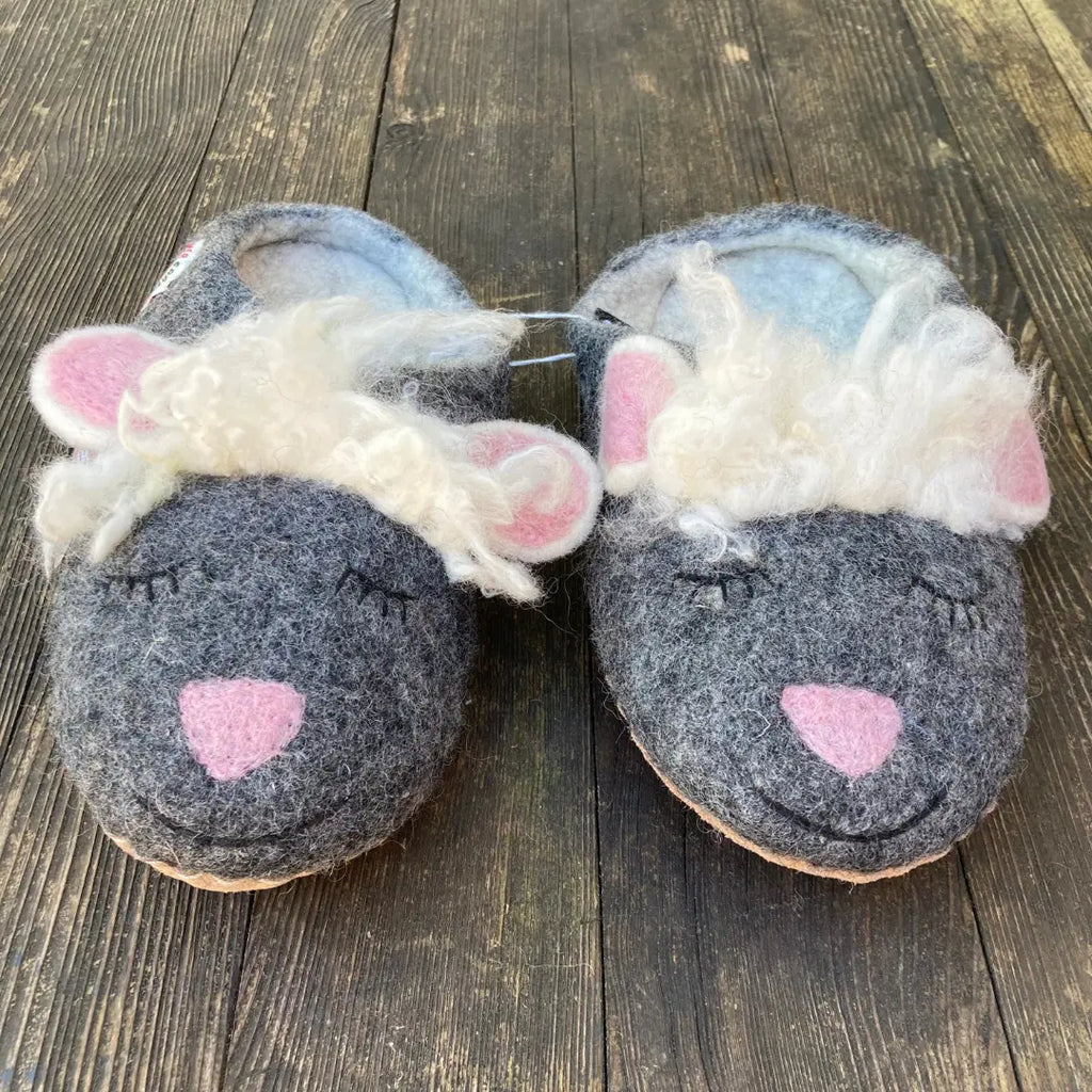 Schaf Filzpantoffeln