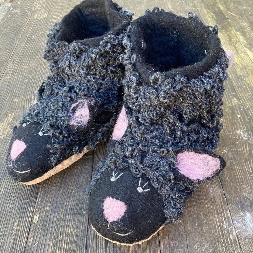 Schafe Filzpantoffeln Boots