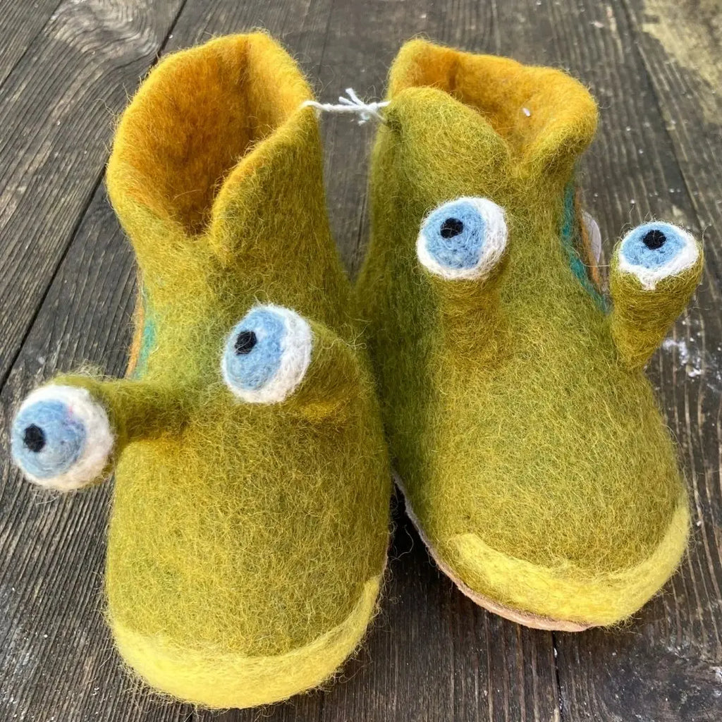 Schnecken Filzpantoffeln Boots für Kinder