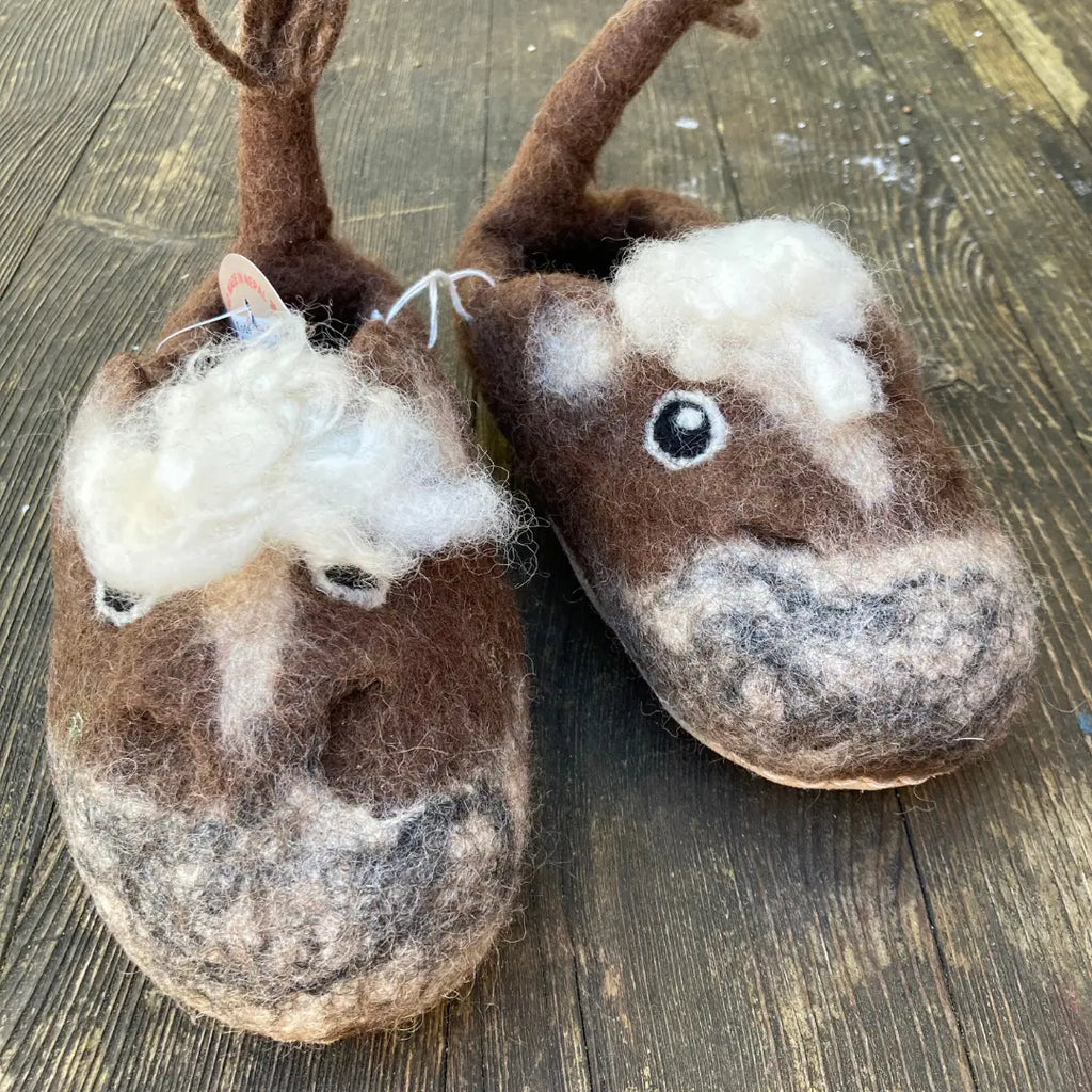 Pferde Filzpantoffeln
