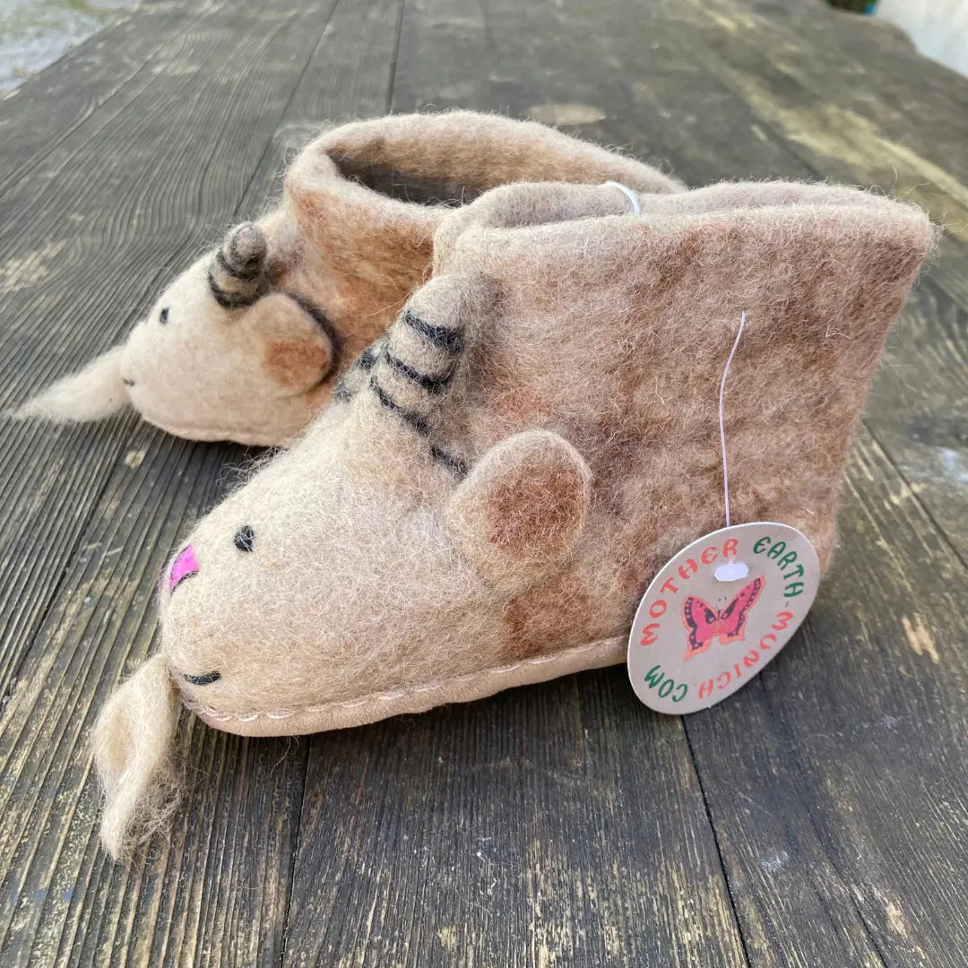 Ziegen Pantoffeln Boots für Kinder